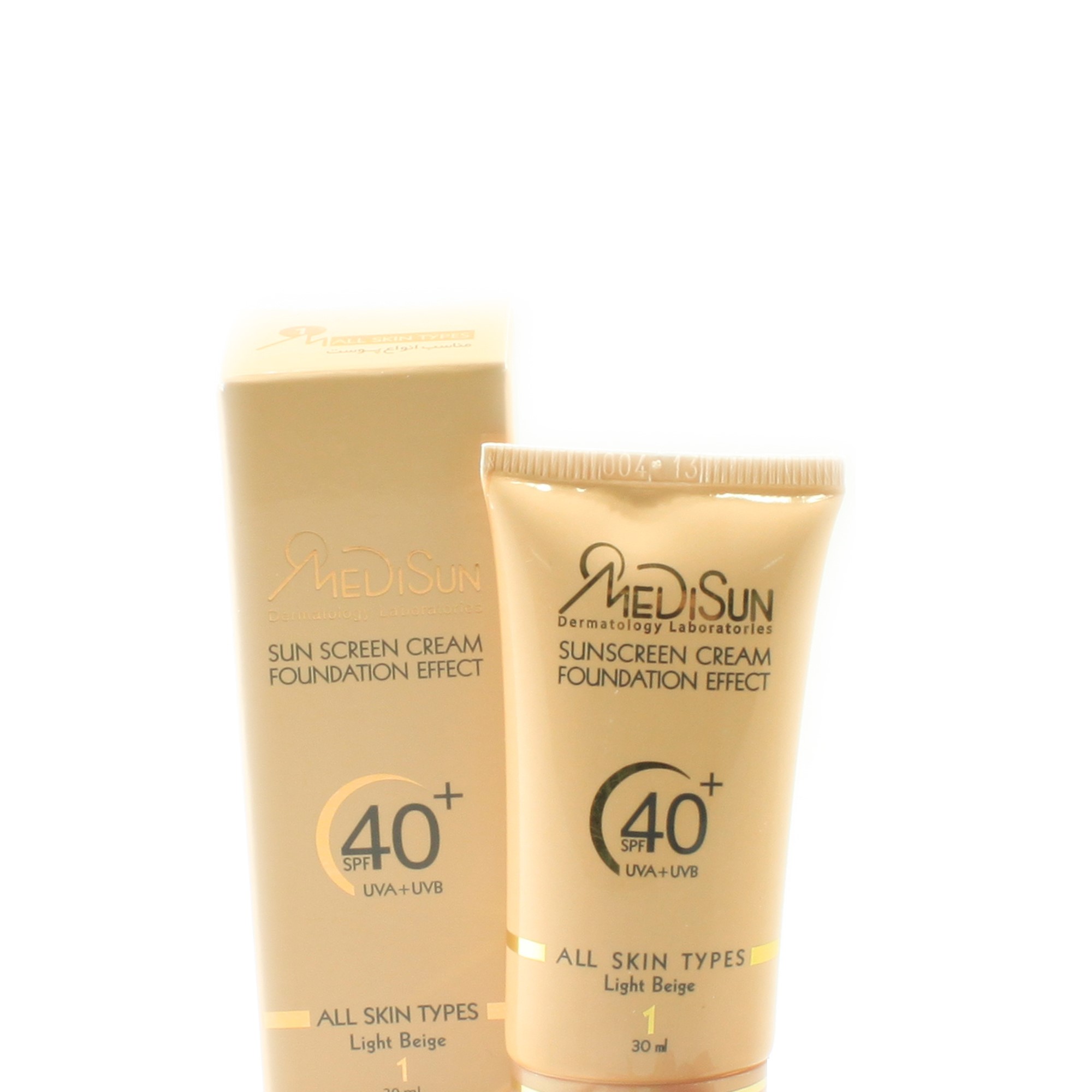 کرم ضد آفتاب SPF 40 مناسب انواع پوست بژ روشن مدیسان